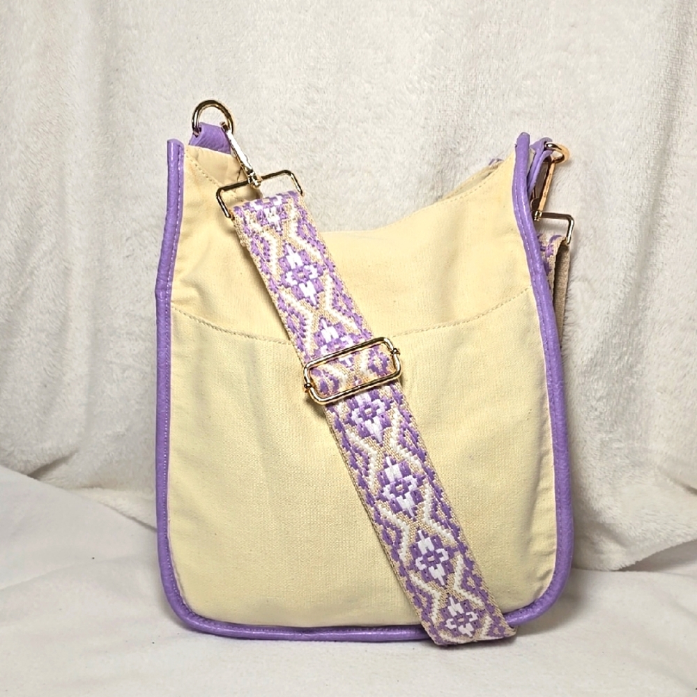 Ahdorned Messenger Canvas Crossbody Bag